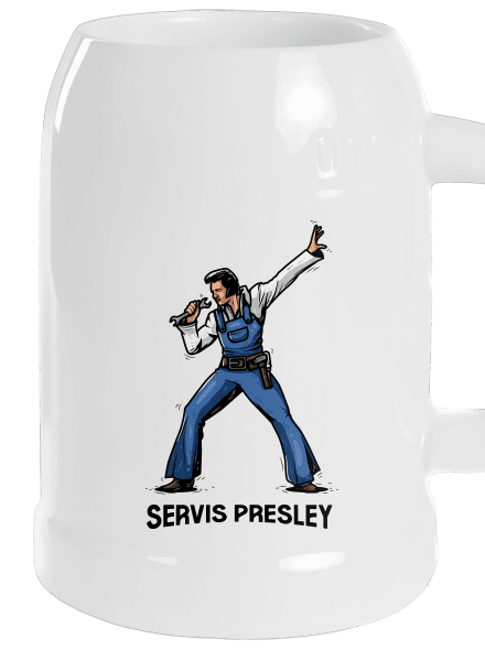 Servis Presley polliter White