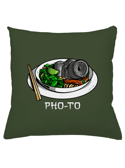 Pho-to vankúš Olive Green