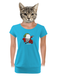 dámske tričko s lemom