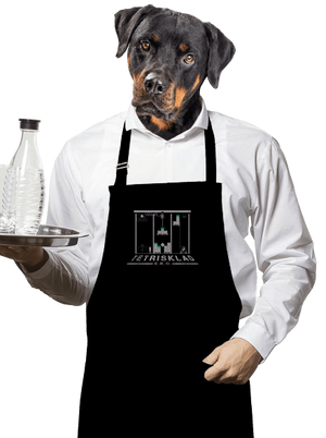 Tetrisklad zástera Black