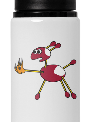 Gaštany flaša na vodu White