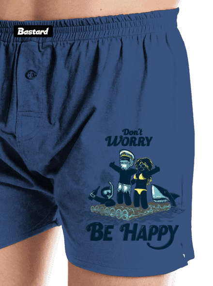 Don't worry pánske trenky Blue