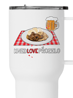 Knedlo vepřo zelo termohrnček White