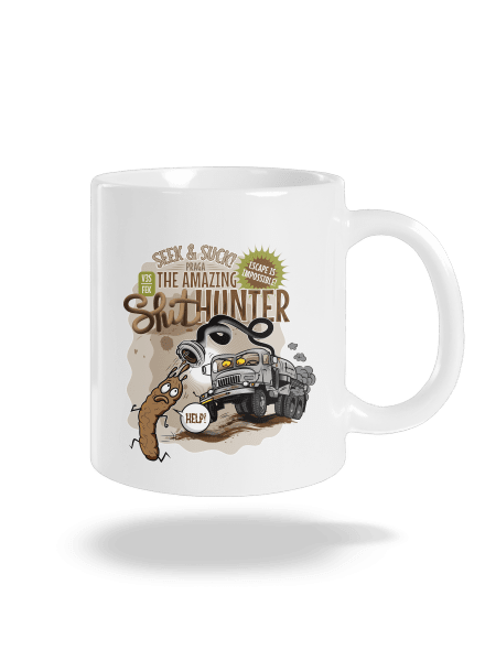 Shithunter klasický hrnček White