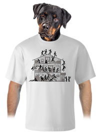 unisex tričko oversized