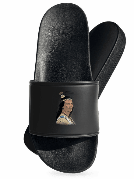 Vinnetou šľapky Black