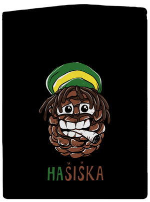 Hašiška dámska mikina na zips Black