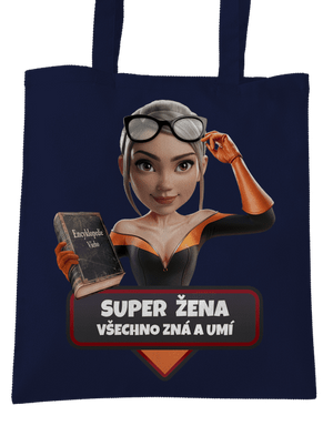Super mama taška French Navy