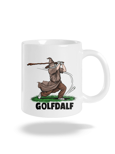 Golfdalf klasický hrnček White
