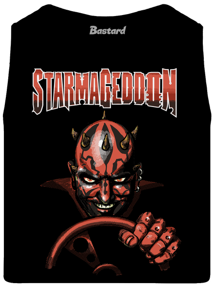 Starmageddon pánske tielko Black