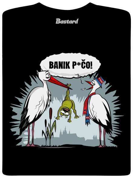 Banik p*čo! pánske dlhý rukáv Black