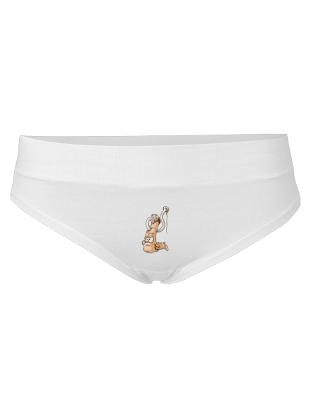 Piercing dámske nohavičky White