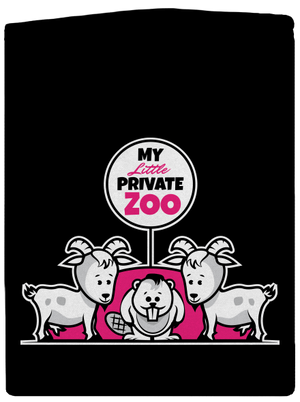 ZOO dámska mikina na zips Black