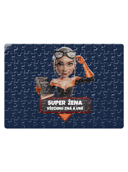 Super mama puzzle White