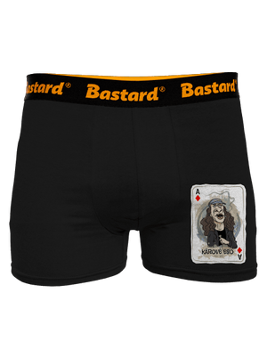 Kárové eso boxerky Black