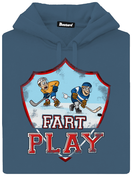 Fart Play dámska mikina klokanka Denim