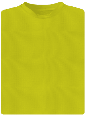 Bez potlače pánske športové tričko Neon Yellow