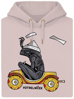 Votrelníček unisex mikina premium Rose Chalk