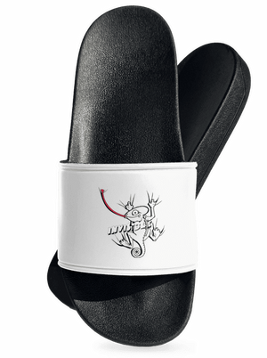 Invisible chameleon šľapky White