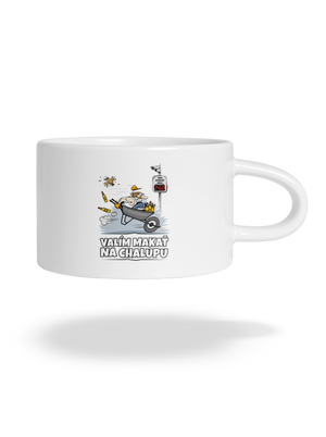 Valím na chalupu hrnček makronka White