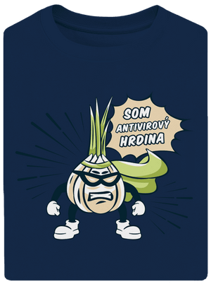 Antivirový hrdina unisex tričko oversized Midnight Blue