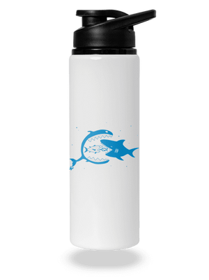 Rybky flaša na vodu White