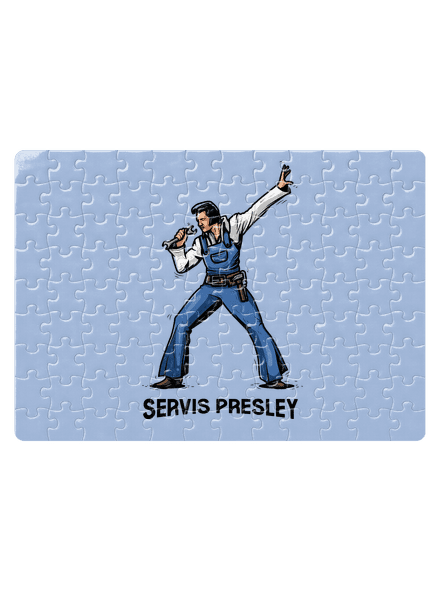 Servis Presley puzzle White
