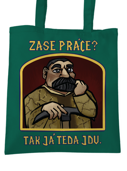Zase práce? taška Bottle Green WM