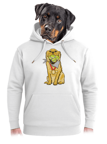 Zlatý retriever unisex mikina premium Snowwhite