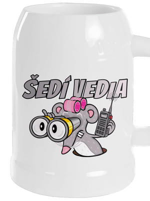 Šedí vedia - myš polliter White