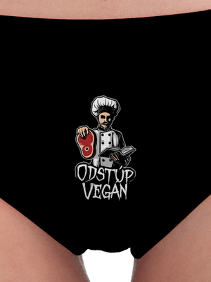 Odstup vegane dámske nohavičky Black