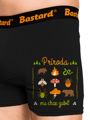 Príroda ma chce zabiť boxerky Black