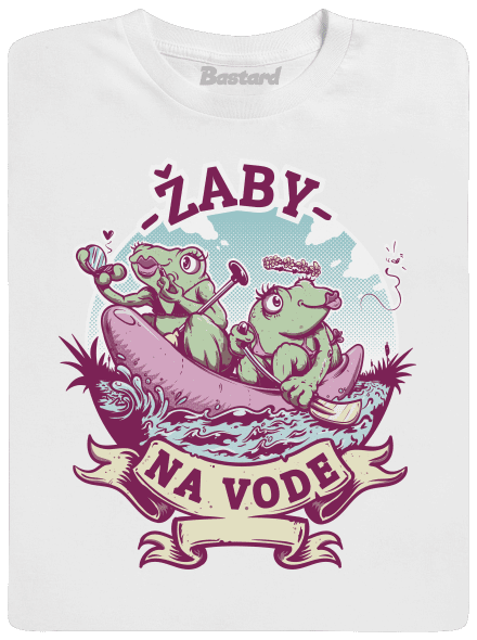 Žaby na vode detské tričko White