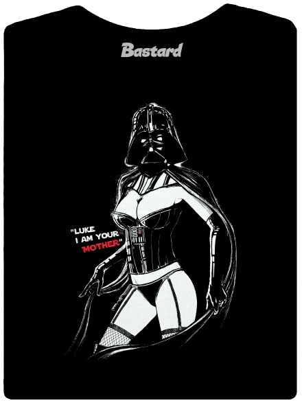 Mrs. Vader dámske tričko prémium Black