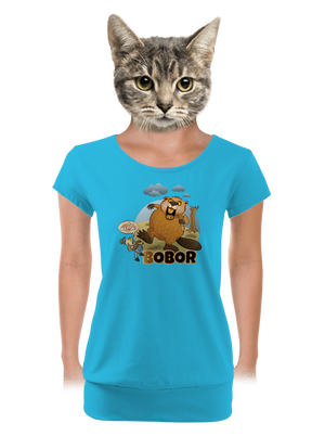 dámske tričko s lemom