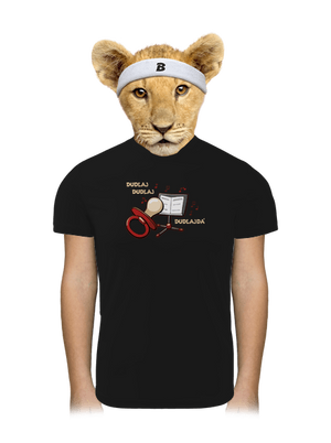 Dudlajdá detské športové tričko Black