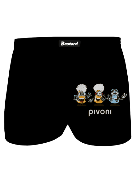 Pivoni pánske trenky Black