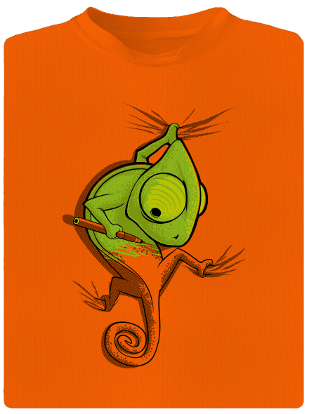 Zmizík detské športové tričko Neon Orange
