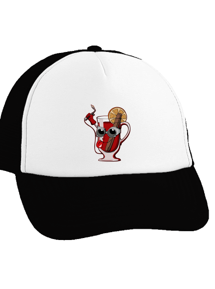 Zvarák šiltovka truckerka Black cap