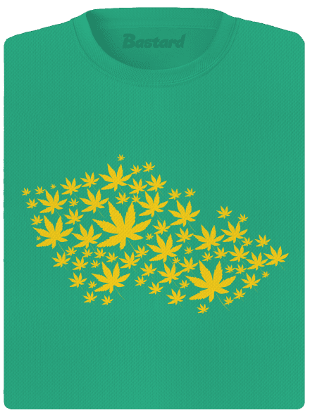 Ganja Country dámske športové tričko Mint Mal