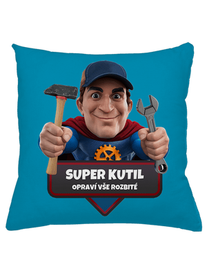 Super otec vankúš Blue Turquoise