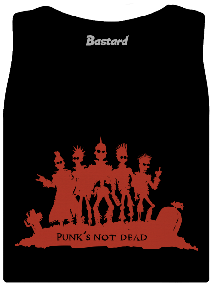 Punks Not Dead dámske tielko klasické Black