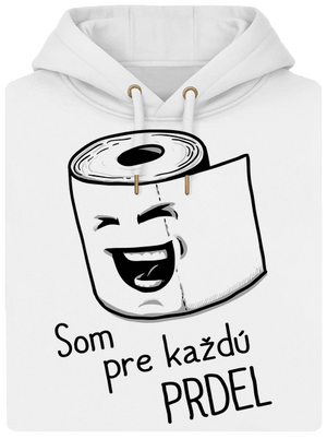 Prdel unisex mikina premium Snowwhite