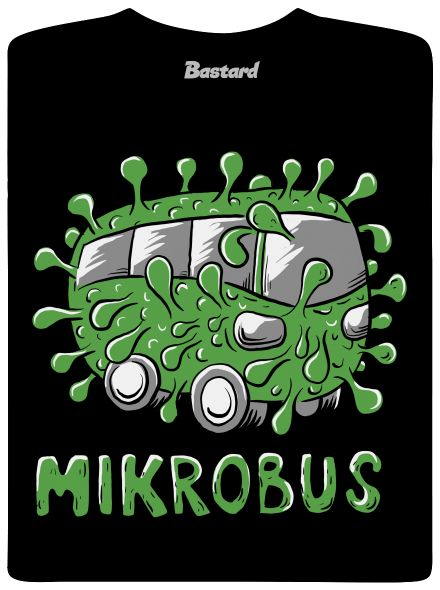 Mikrobus pánske dlhý rukáv Black