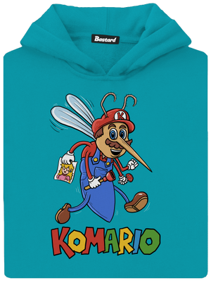 Komario detská mikina klokanka Hawaiian Blue