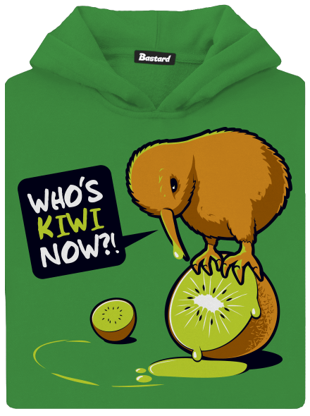 Kiwi detská mikina klokanka Kelly Green AWD