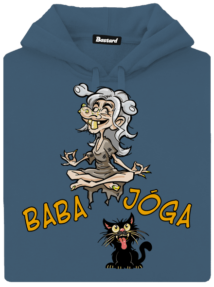 Baba Jóga dámska mikina klokanka Denim