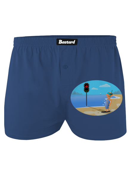 Bezpečné plávanie pánske trenky Blue