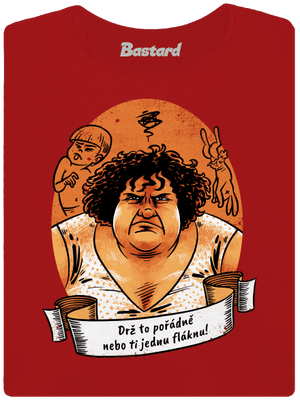 B14: Slunce seno jahody dámske tričko Red Mal