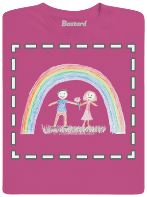 Detské kresby - Nahraj vlastnú detské tričko Fuchsia